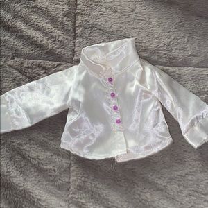 white baby doll shirt